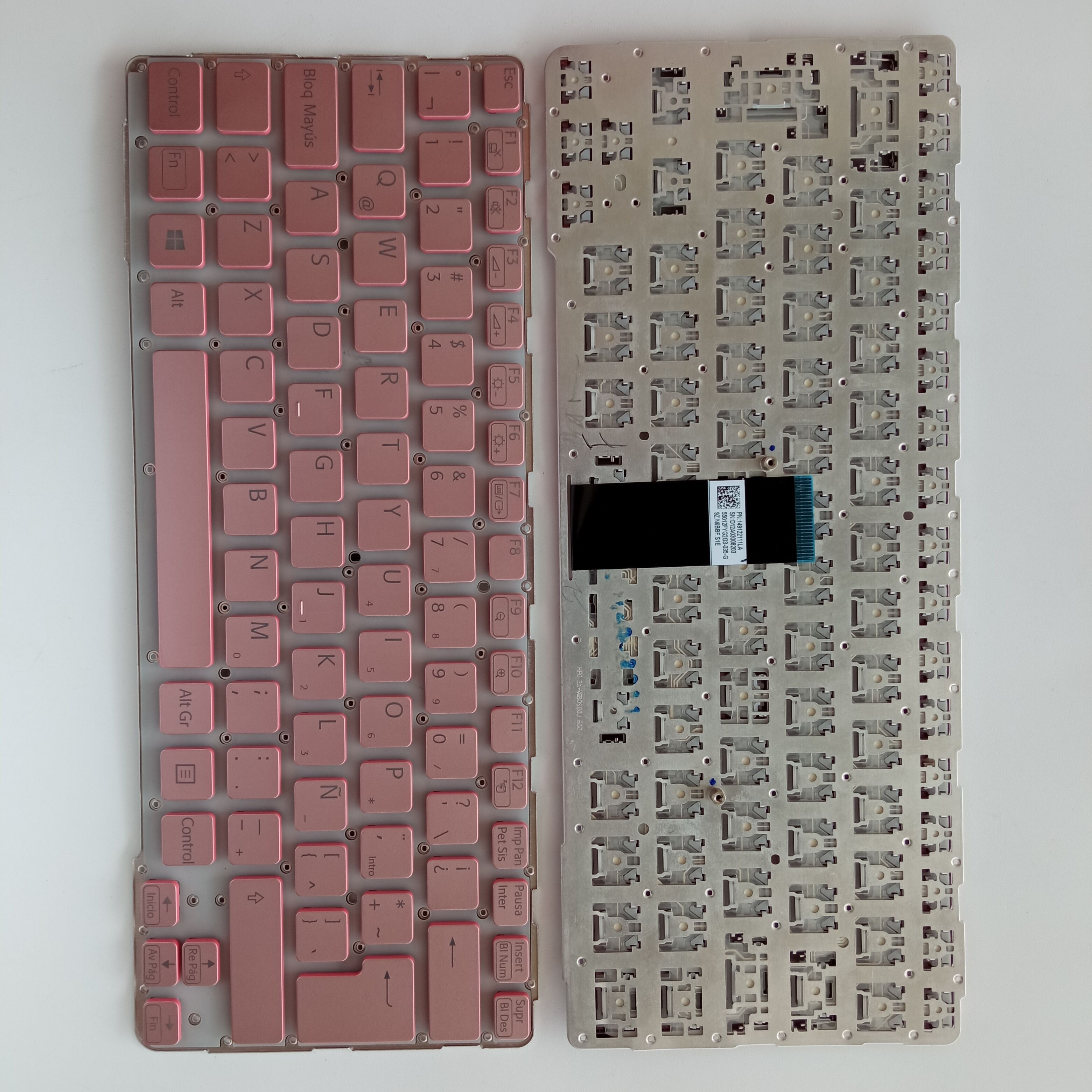 Picture of New Replacement Laptop Keyboard For SONY SVE14A Pink Pink Side LA Layout